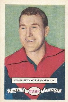 1958 Atlantic Petrol Stations Victorian League Stars #45 John Beckwith Front